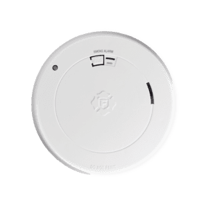 Detector de Humo Autónomo, No Requiere Panel, LED de Escape, Sensor por Ionización, Batería Sellada para 10 años de vida