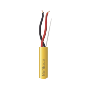 Bobina de 305 Metros / Alambre de Cobre / 2 x 16 AWG / Tipo FPLP, CL3P, FT6 Plenum / Color Amarillo / Para Aplicaciones en Sistemas de Detección de Incendio y Sistemas de Evacuación