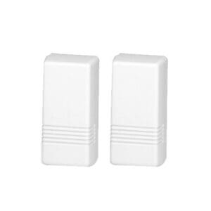 Contacto Magnético Inalámbrico sin magneto / Se puede conectar otro Sensor Cableado / 2 Zonas /Batería de Larga Duración 3-5 años