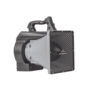 Altavoz Portátil De Alta Fidelidad HyperSpike® Serie HS-10, Con Aislante De Ruido, Color Gris Con Negro