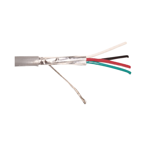 Cable 4 x 16 AWG / Blindado / 305 Metros / Riser / UL / Color Gris / Hecho en México