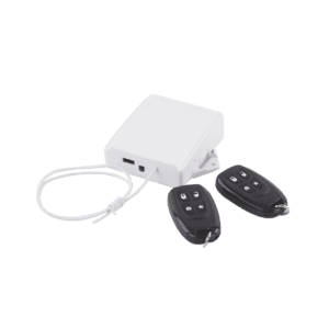Receptor Universal con conexion directa al Keybus del panel de alarma con relevador auxiliar para abrir puertas de garage o aplicaciones de pulso momentaneo