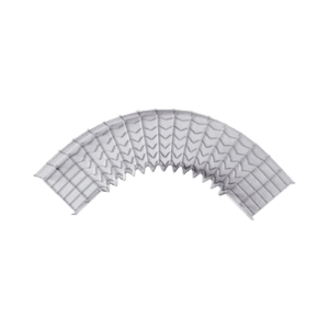 Curva Pre-Fabricada Horizontal de 90° con medidas de 54 mm de Peralte y 200 mm Ancho (54/200 mm)