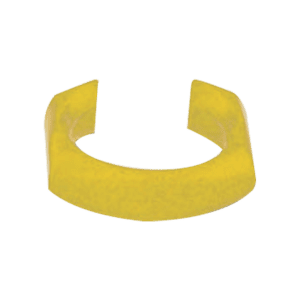 Clip de identificación para Patch Cord Siemon, Color Amarillo, Bolsa con 25 piezas