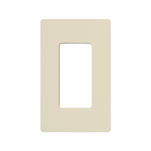 Placa de pared 1 espacio, para atenuador (dimmer), switch ó control remoto PICO inalámbrico.