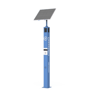 Estación de Pánico de Alarma Solar / Comunicación 4G / Cámara de 2 Megapixel / Audio de Dos Vías / Exterior IP65 / IK10 / Micro SD