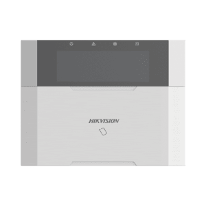 (AX HYBRID PRO) Teclado Compatible con el Panel Hybrid Pro Hikvision DS-PHA64-LP y DS-PHA64-LP(B) / Pantalla LCD / 2 zonas cableadas / 1 salida de alarma / 64 Llaveros