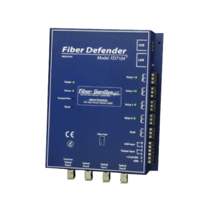 Sensor de Seguridad Perimetral por Fibra Óptica Sensitiva / 4 zonas / 800 metros máximo por zona