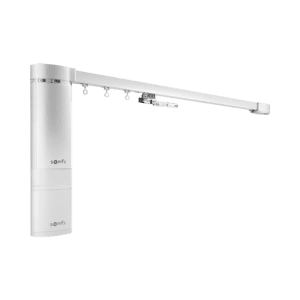 Kit para convertir, automatizar y controlar sus cortinas tradicionales (riel 4.8m, 65 kilos), motor inteligente. Integre con Alexa y control remoto desde su App.