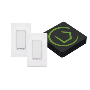 KIT HUB Controlador inteligente para dispositivos Zwave, Zigbee, Shelly, Lutron, incluye 1 HUB / 2 Apagadores inteligentes On/Off Zwave