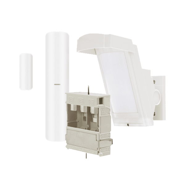 Detector de Movimiento PIR Antimascara / 100% Exterior /  Inalámbrico / Hasta 12 metros a 85°; de cobertura/ Instalación a 3 metros / Incluye transmisor DS-PDMC-EG2-WB(B) para paneles AXPRO