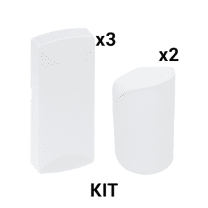 KIT Básico Sensores Inalámbricos - Incluye 3 Contactos Magnéticos y 2 PIR - Compatibles con Honeywell y PRO4GEN2