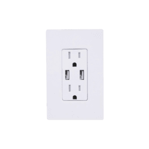 TOMACORRIENTE CON USB DUPLEX 15A