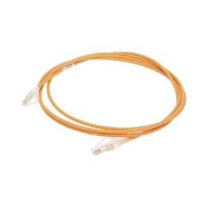 Patch Cord MC6 Modular Cat6 UTP, CM/LS0H, 7ft, Color Naranja, Diámetro Reducido (28AWG)