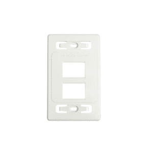 Placa de pared modular MAX, de 4 salidas, color blanco, versión bulk (Sin Empaque Individual)