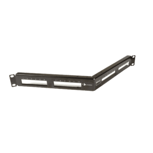 Patch Panel MAX de 24 Puertos, Modular (Vacío), Angulado, 1UR