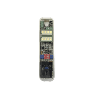 Sensor tipo cortina/ Interior y Exterior/ Funcion antimascara / Doble tecnologia PIR & MW/ Cobertura de hasta 12 metros/ Compatible con cualquier panel de alarma / Cableado