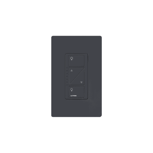 (Caseta Wireless) Atenuador de pared. Aumenta/Disminuye Intensidad de Iluminación. No requiere cable neutro. 150W LED / 600W INC/HAL