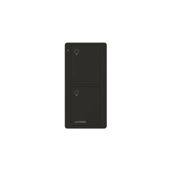 Control remoto PICO 2 botones encender/apagar, color negro, complemente con un switch on/off, Caseta, RA2, RadioRa2
