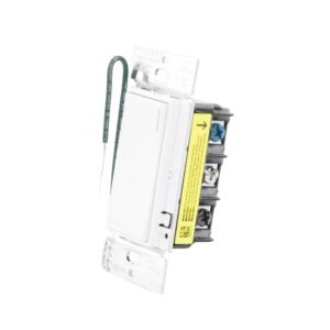 (RadioRa3) Apagador Sunnata color blanco mate para linea Radio Ra3, 8A de iluminación, 5.8A Motor