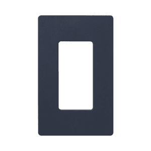Placa de pared 1 espacio, para atenuador (dimmer), apagador ó control remoto inalámbrico LUTRON.