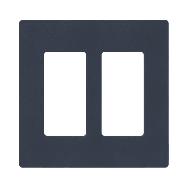 Placa de pared 1 espacio, para atenuador (dimmer), apagador ó control remoto inalámbrico LUTRON.