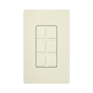Caja de pared para varios contactos de red o tel, 6 mini espacios