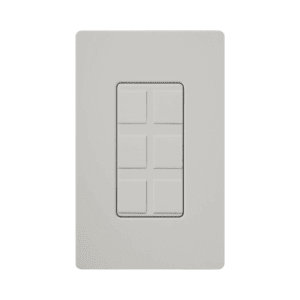 Caja de pared para varios contactos de red o tel, 6 mini espacios