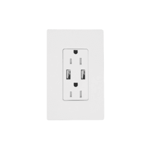 Receptáculo 15 A con puerto USB