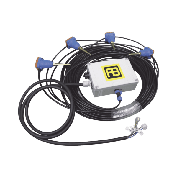 SEISMO/Sistema de Seguridad Perimetral/ Instalación SUBTERRANEA/ 4 Detectores y hasta 40 metros de protección/ Salida de contacto seco / Caja IP67 / Incluye Software de Calibración / Integrable a un sistema de alarma