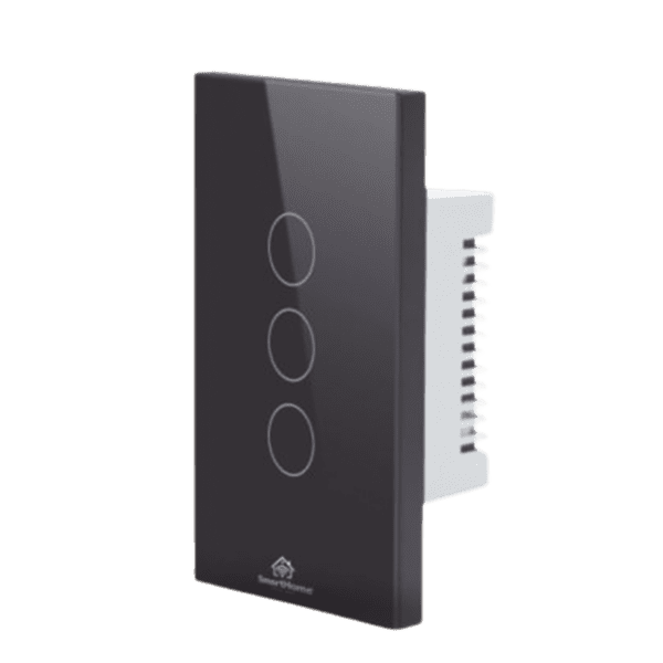(Wifi) Apagador switch inalámbrico WIFI, control de 3 regresos de carga, 110V