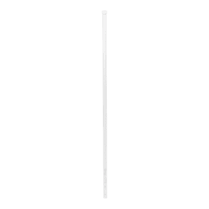 Poste de Esquina Blanco de Acero Galv. de 1.2m para Cerca Electrificada  cal. 18 de 1" Diam. para 5 Aisladores (No incluidos).
