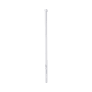 Poste de Esquina de 0.8m para Cerca Electrificada. Tubo Galvanizado cal. 18 de 1"Diam. con Tapón, ideal para 3 Aisladores.