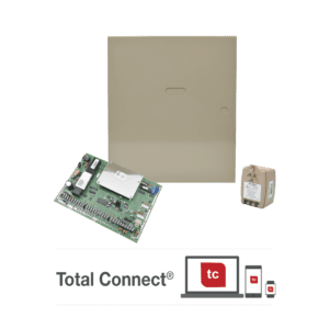 Panel de Alarma Hibrido, 8 Particiones, Hasta 250 Zonas Intrusión, Compatible con AlarmNet y Total Connect