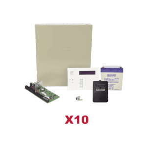 Kit de 10 Paneles de Alarma VISTA48 con Batería y Transformador