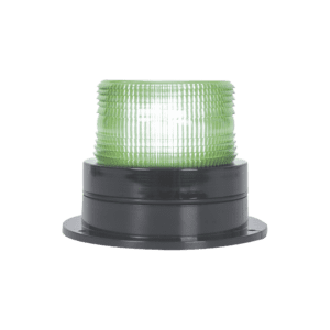 Burbuja Brillante de Larga Vida Útil, con 8 LEDs Color Verde, Domo Verde, 110 Vca