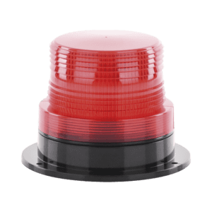 Burbuja Brillante de Larga Vida Útil, con 8 LEDs Color Rojo, Domo Rojo, 110 Vca