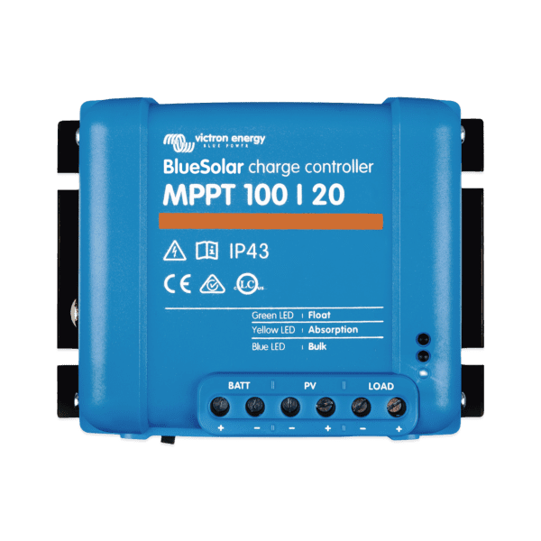 BlueSolar MPPT 100/20. Controlador Solar MPPT 20A, Voltaje Selección Automática: 12/24/48 Vcc.
