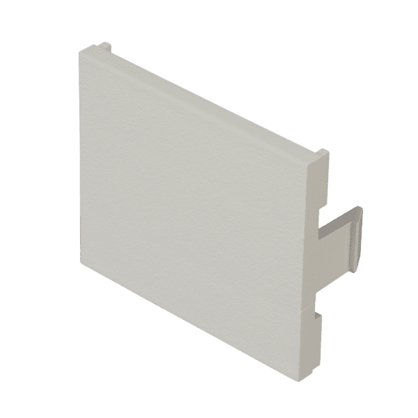 Módulo de tapa ciega (Inserto Ciego), de 1/2, Color Blanco Mate, 1 Pieza