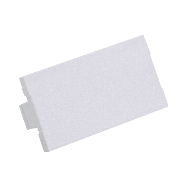 Módulo de tapa ciega (Inserto Ciego), de 1/3, Color Blanco Mate, 1 Pieza