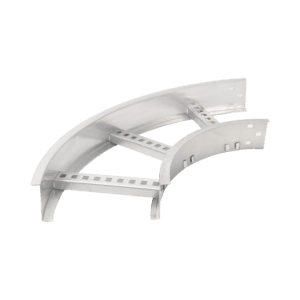 Curva Horizontal de Aluminio de 90° Perfil Z / Peralte 3 1/4" / Ancho 9" / Radio 8" / Incluye Tornillería (CHC90EZ314R8X9AK)