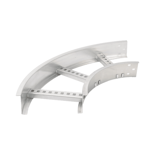Curva Horizontal de Aluminio de 90° Perfil Z / Peralte 3 1/4" / Ancho 9" / Radio 8" / Incluye Tornillería (CHC90EZ314R8X9AK)