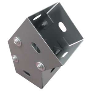Derivación codo horizontal de 45 grados 65 X 65 mm, fabricado en lámina de acero al carbón