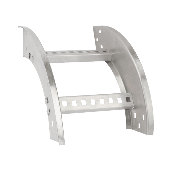 Curva Vertical Exterior de Aluminio de 90° Perfil Z / Peralte 3 1/4" / Ancho 12" / Radio 8" / Incluye Tornillería (CHVE90EZ314R8X12AK)