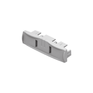 Tapa terminal color blanco para canaleta DX10000.00