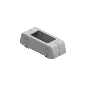 Porta equipamiento linea X rectangular para canaleta DX10000.00