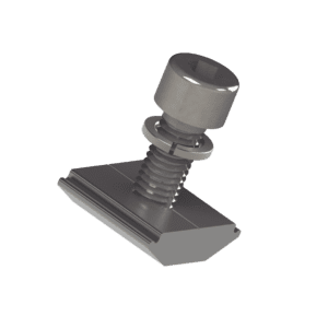 Conector N con tornillo para fijación en riel 5 y 8