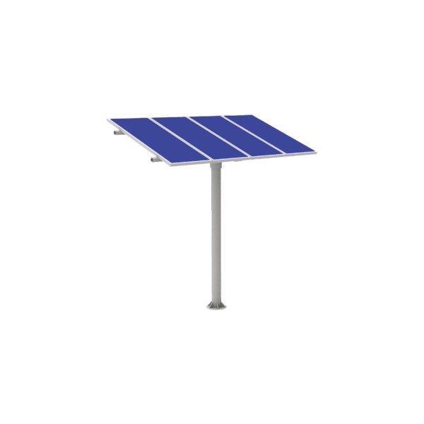 KIT (1X4) Montaje en poste para 4 módulos fotovoltaicos 1470 x 660 x 35mm