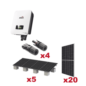 Kit Solar Interconexion  / 10kW  220Vca / Inversor AFORE / Montaje Incluido