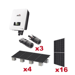 Kit Solar Interconexion  / 8kW  220Vca / Inversor AFORE / Montaje Incluido